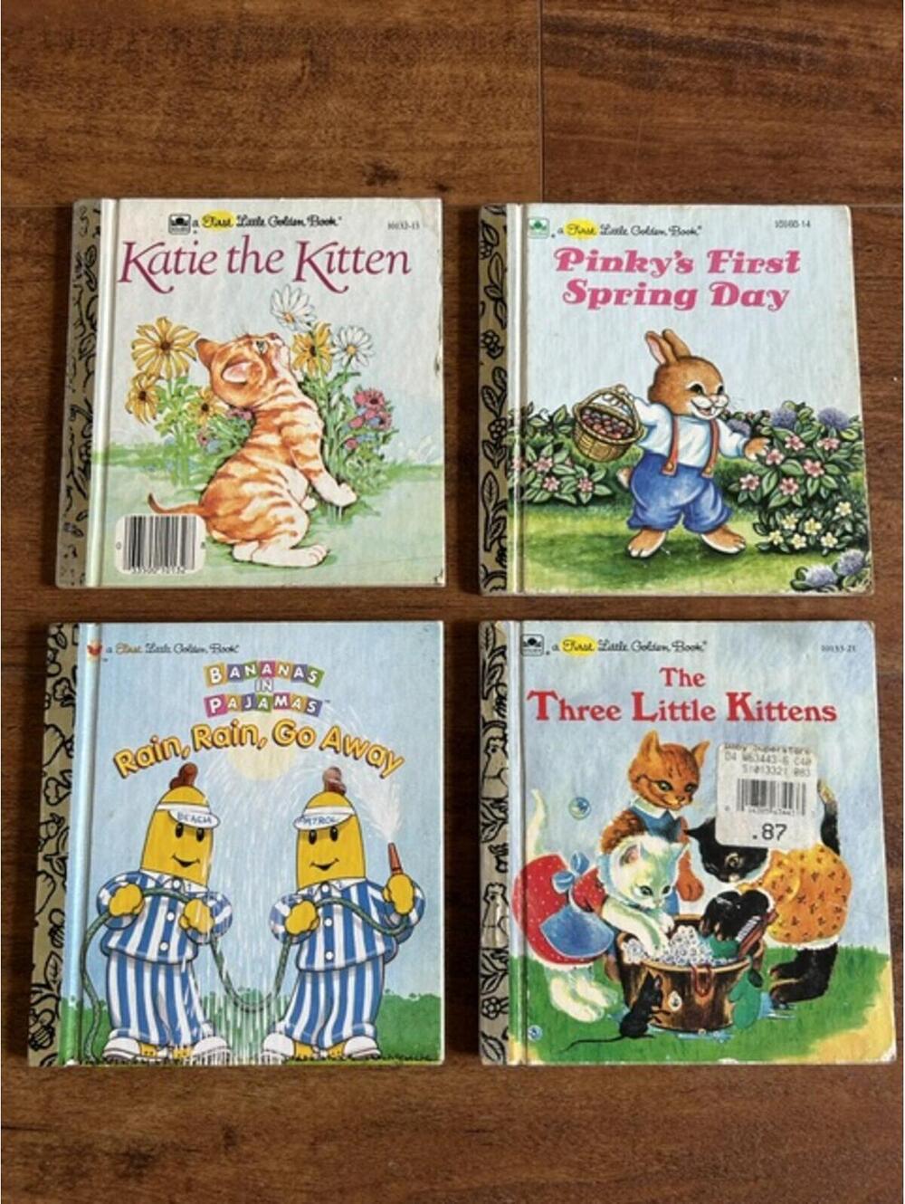 Vintage Little Golden Books Collection - 8 Classic Children's Books